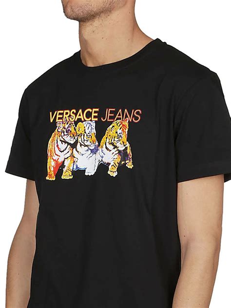 versace t shirt women's amazon|versace jeans tiger t shirt.